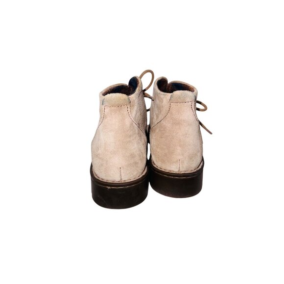 Born Banni Taupe Suede Chukka Bootie Lug Sole Cushion Comfort Boho Cottage Core - Picture 6 of 11